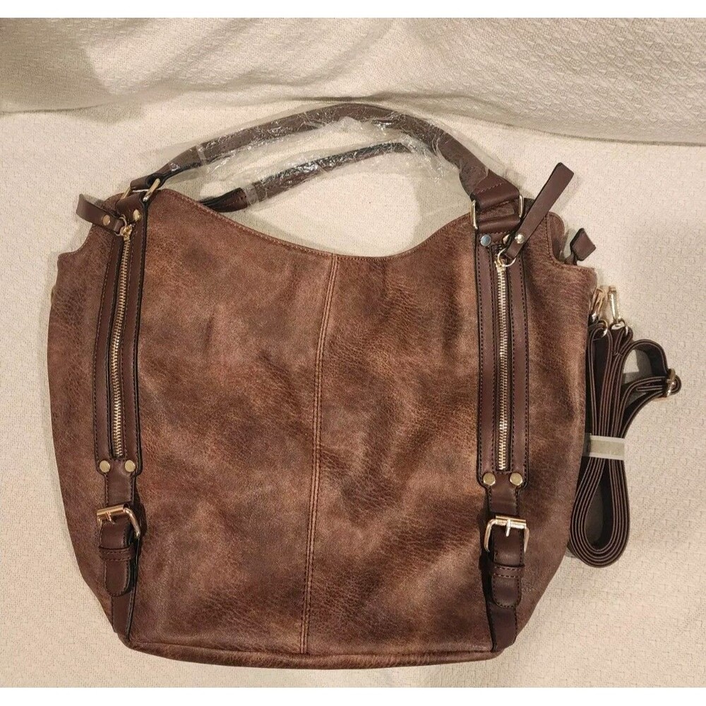 Joyson Handbags Hobo Shoulder Bags Tote PU Leather Handbags Fashion Large Women